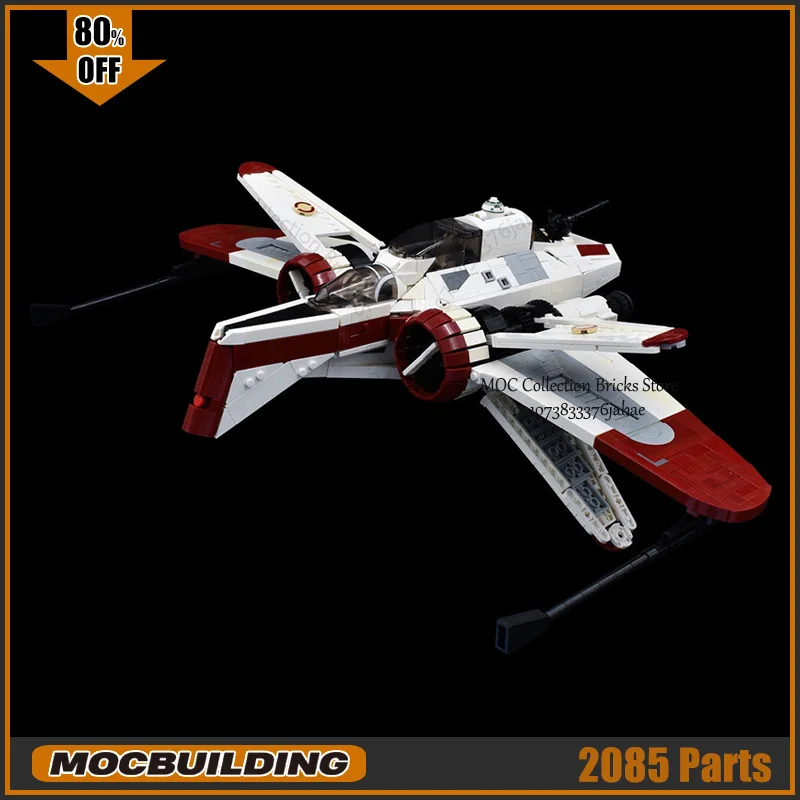 Фильм Сцена MOC Строительные Блоки ARC-170 Истребитель DIY Собранное Крыло Супер