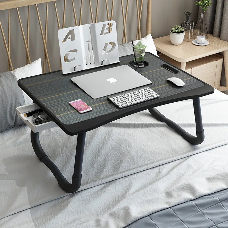 

Laptop Desk 2021 New Desk Free Shipping Laptop Desk Bed Simple Desk Foldable Lazy Student Dormitory Children's Small Table Foldi