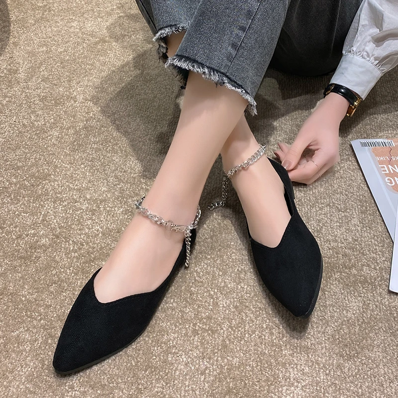 2023 New Arrival Women Flats Beautiful and Fashion Summer Shoes Flat Ballerina Comfortable Casual Women Shoes Plus Size 43