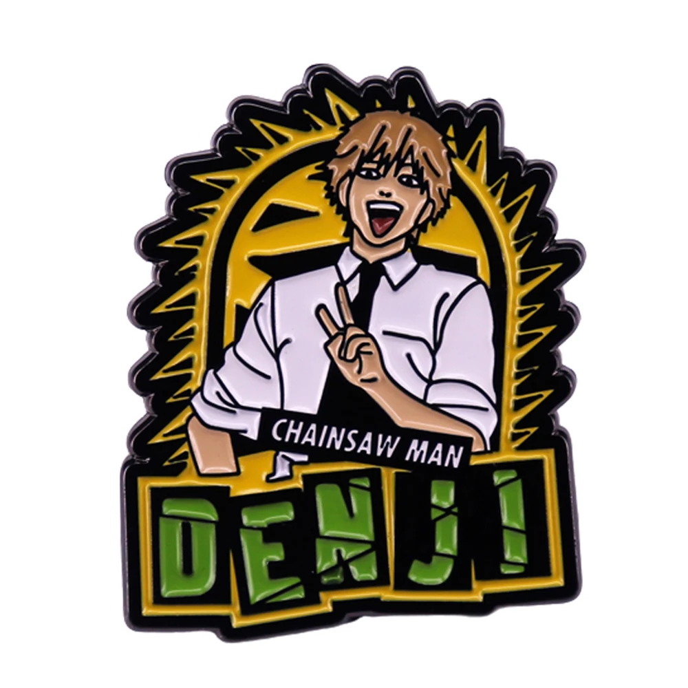 

Chainsaw Man Pin Anime Lapel Pins Men Women's Brooch Backpack Brooches Cool Enamel Clothing Badges Fashion Jewelry Gift for Fans