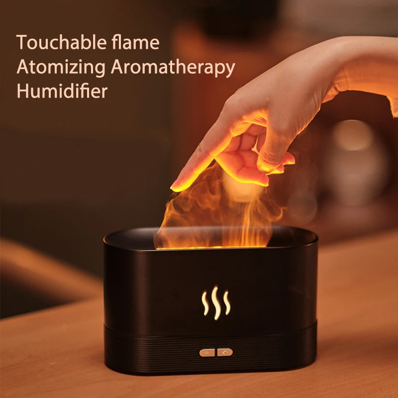 

Увлажнитель воздуха REUP Flame для дома, ультразвуковой аромадиффузор для эфирных масел, распылитель для ароматерапии