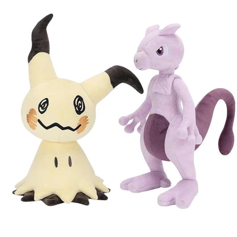 Оригинальные плюшевые игрушки Pokemon Pichu Mimikyu Mewtwo милые мягкие с животными для детей