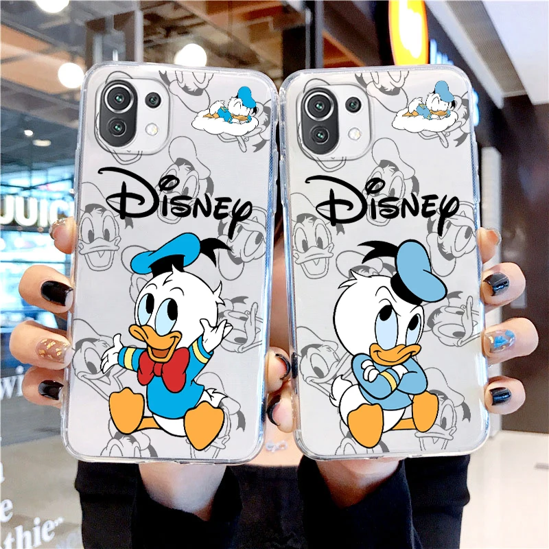 

Disney Donald Duck Baby Transparent Phone Case For Xiaomi Mi 13 12T 12S 12X 12 11 11T 11i 10T 10 9 Pro Lite Ultra 5G