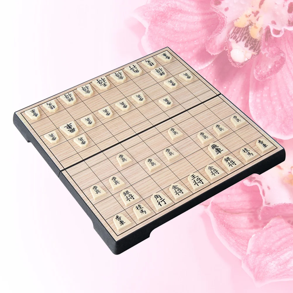 

1Pc Board Game Folding Japanese Shogi Traditional Board Game Table Board Game Family Interactive Games Magnetic Game