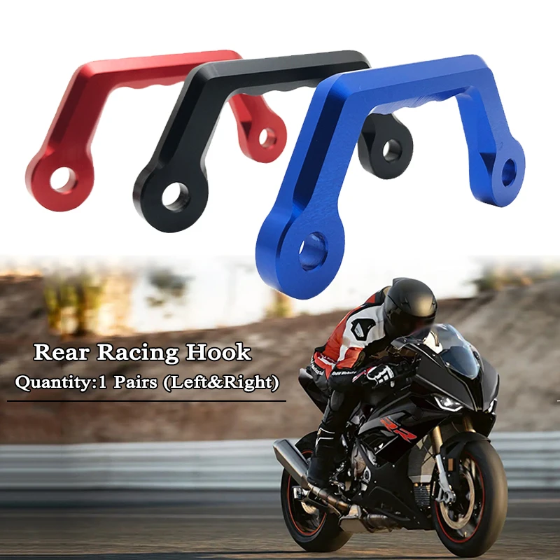 

Motorcycle CNC Aluminum Rear Subframe Racing Hooks Tie Down Holder Fit For BMW S1000RR S1000 RR S 1000RR S 1000 RR 2019-2021