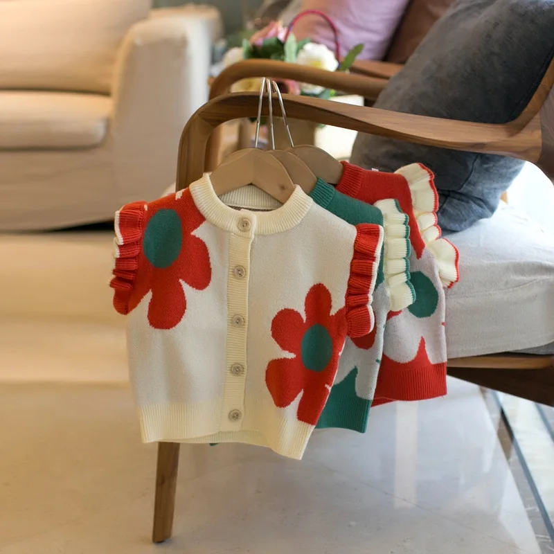 

2022 Autumn Children's Vest Cardigan Girls Vests Waistcoats Baby Soft Fashion Clothes Toddler Girl Winter Clothes