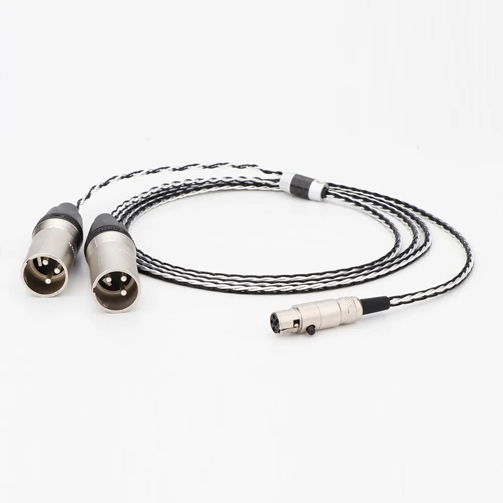 

High Quality Audio Cable MINI Female 5 Pins To 2 XLR Male Plug Cable