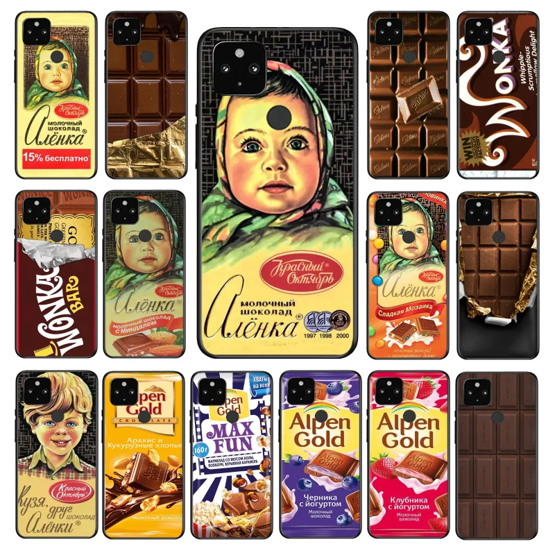 

Wonka Bar Chocolate Phone Case for Google Pixel 7 7Pro 6 Pro 6A 5A 4A 3A Pixel 4 XL 5 6 4 3 XL 3A 2 XL