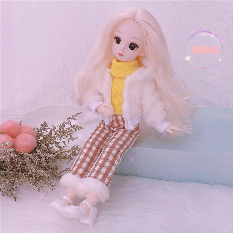 Шарнирная кукла на толстых телах 30 см в японском стиле колледжа 6 шарнирных