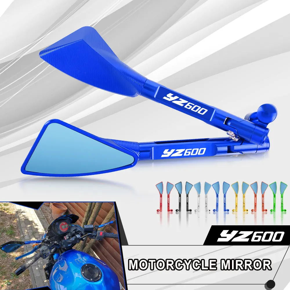 

Universal Motorcycle Accessories CNC Aluminum Rear View 8mm10mm Rearview Side Mirror For YAMAHA YZ600 YZ 600 1986-1988 YZ250
