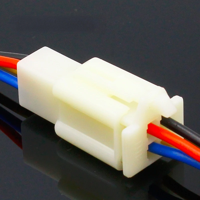 

1 комплект 4-контактных коннекторов для электрических проводов, автомобильные коннекторы с кабелем, общая длина 21 см
