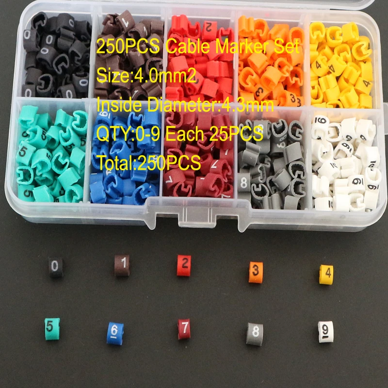 

Пластиковые маркеры для проводов EC-0/1/2/3/5