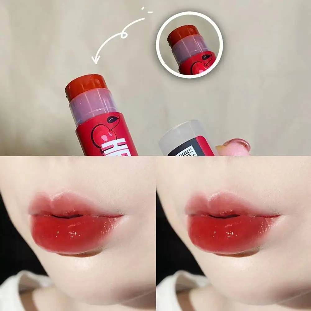 

Fruity Lip Balm Moisturizing Nourishing Lip Gloss Natural Lip Color Makeup Cosmetics Cheap Temperature Care Skin Change Lip A5Y1