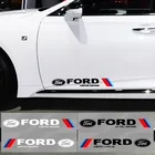 Наклейка на дверь и боковой кузов автомобиля 2 шт. стикер для стайлинга автомобиля s для Ford Focus 2 3 Mk2 Mk3 Fusion Mondeo Ranger Mk4 Falcon EDGE Explorer