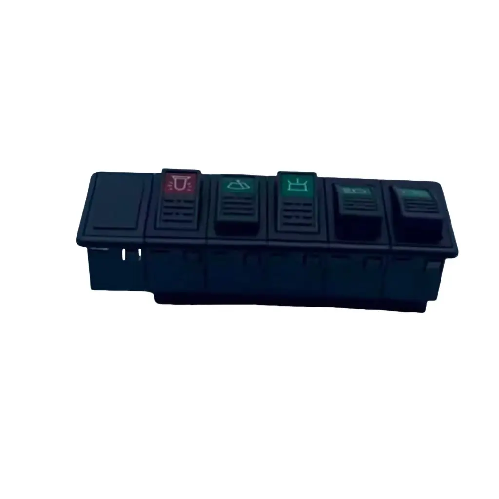Фото XCMG LW500F/ZL50G/LW500K погрузчик фар дворник комбинированный кулисный переключатель 251800156 ; Кулисный переключатель в сборе 251800156 №5