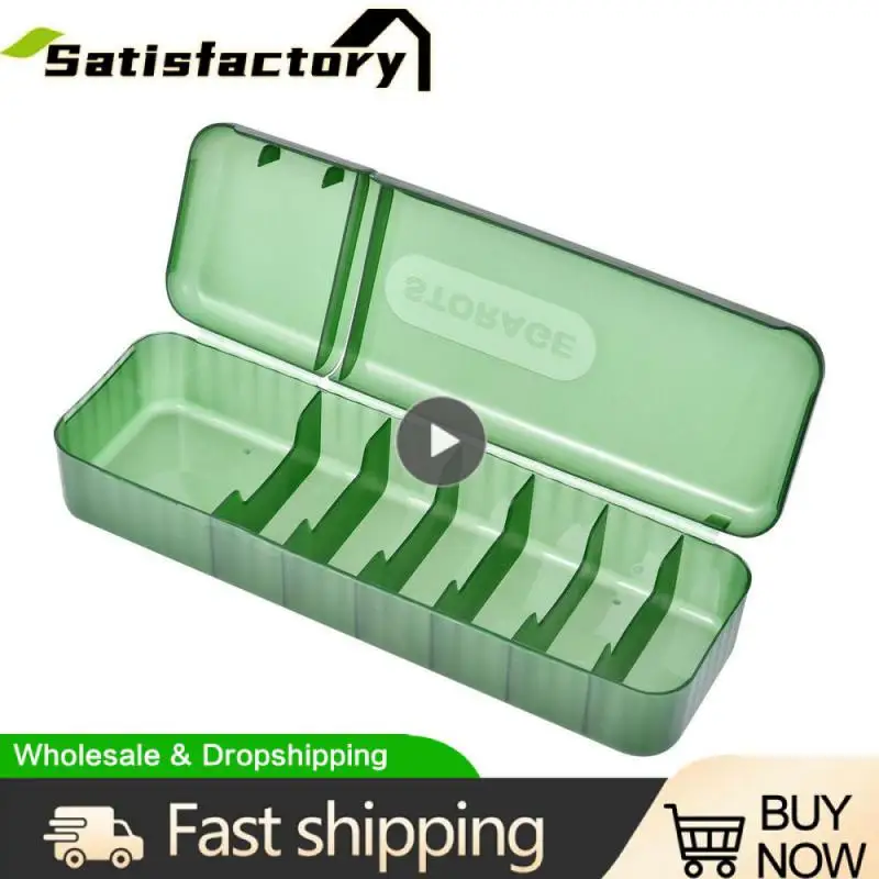 

Dust-proof Organizing Box Convenient Storage Compartment Storage Box Compartment Storage High Capacity Bobbin Winder Tricolor