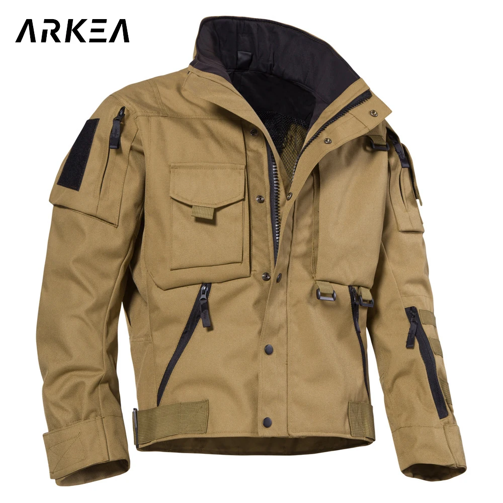 

2023 New Windbreaker jacket outdoor sports men's waterproof jacket outdoor tactical Outwear Men's clothes