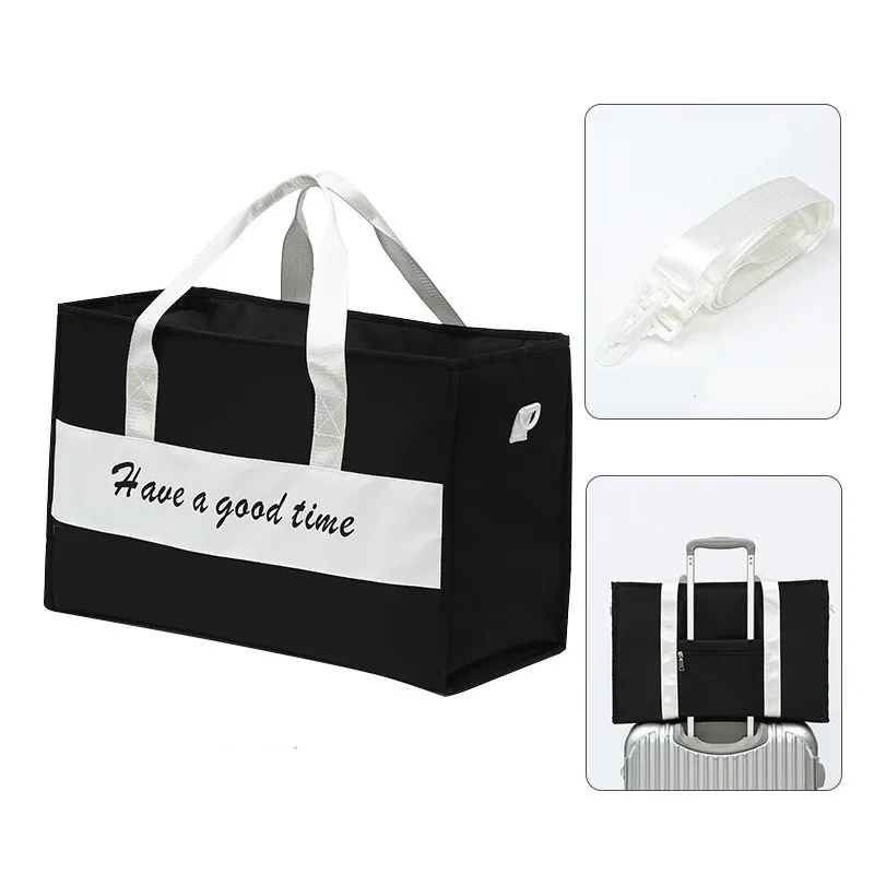 Large Capacity Handbag Folding Luggage Bags Crossbody Multifunctional Travel Waterproof Weekend Sac Bag Accessories Supplies