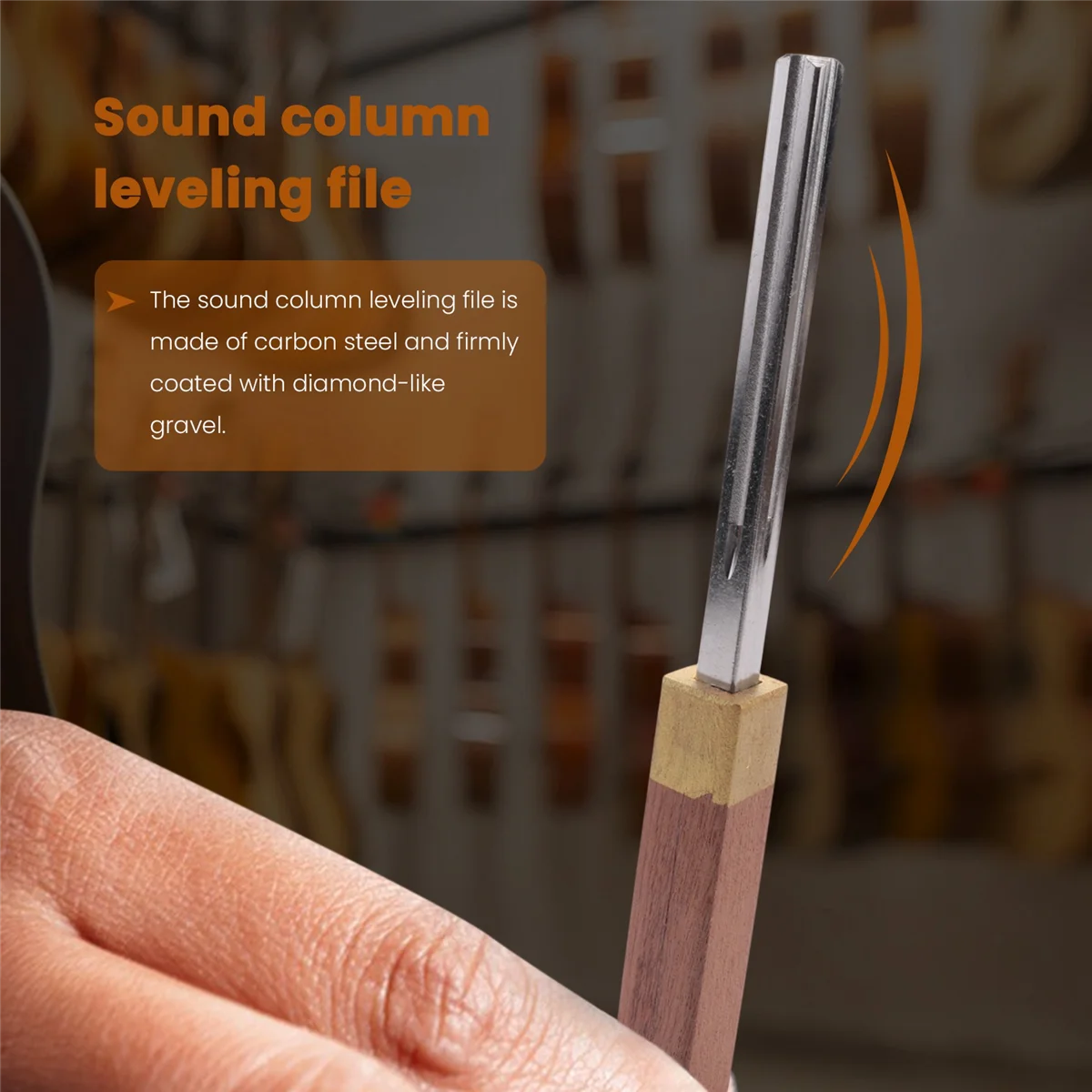 Напильник для коронки гитарных ладов напильник кромки инструмент с закругленным