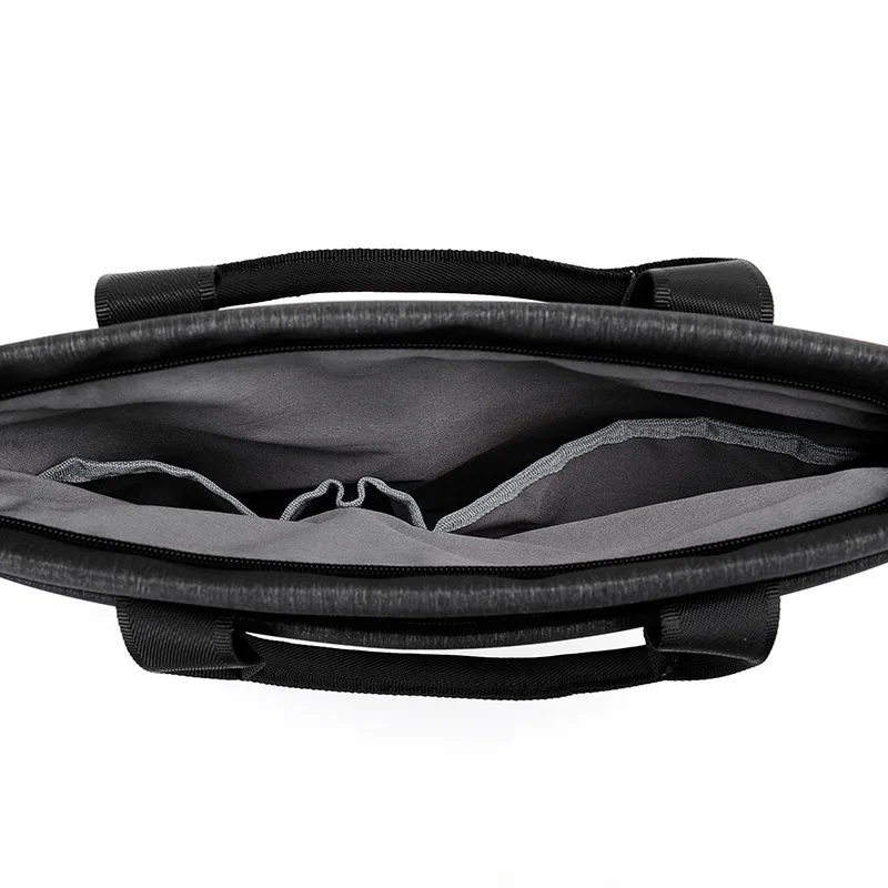 2022 Lightweight large business bag men Solid big Men's bags Waterproof 15.6 inch laptop bag Black Document briefcase men bags