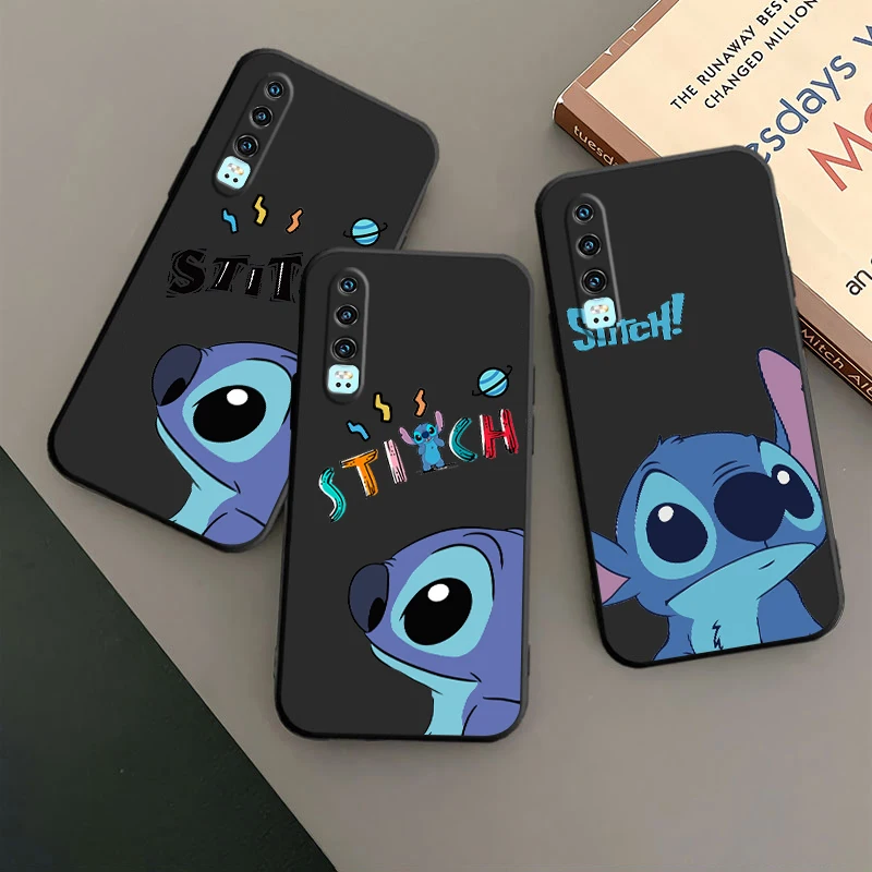 

Disney Anime Stitch Cute Phone Case For Huawei P50 P40 P30 P20 Lite 5G Nova Plus 9 SE Pro 5T Y9S Y9 Prime Y6 Balck TPU