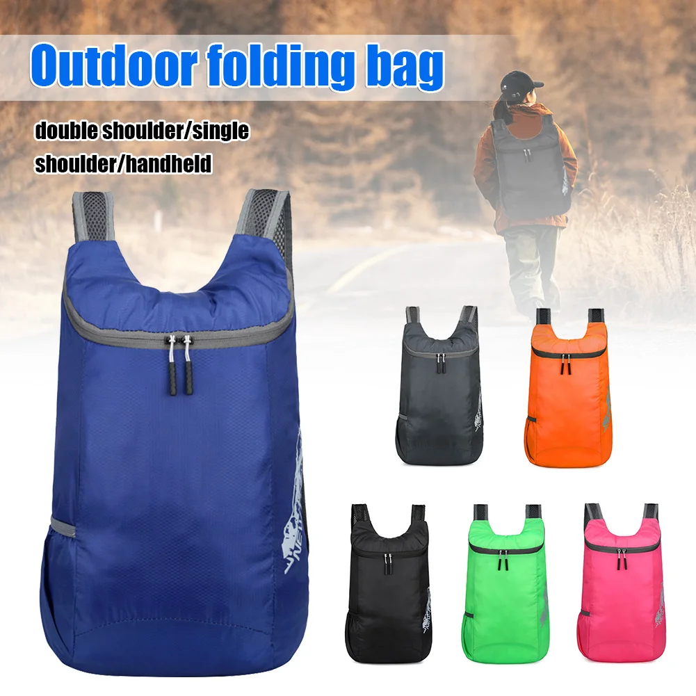

20L Outdoor Cycling Backpack Foldable Waterproof Sports Bag Ultralight Breathable Hiking Climbing Daypack Travel Storage Bag