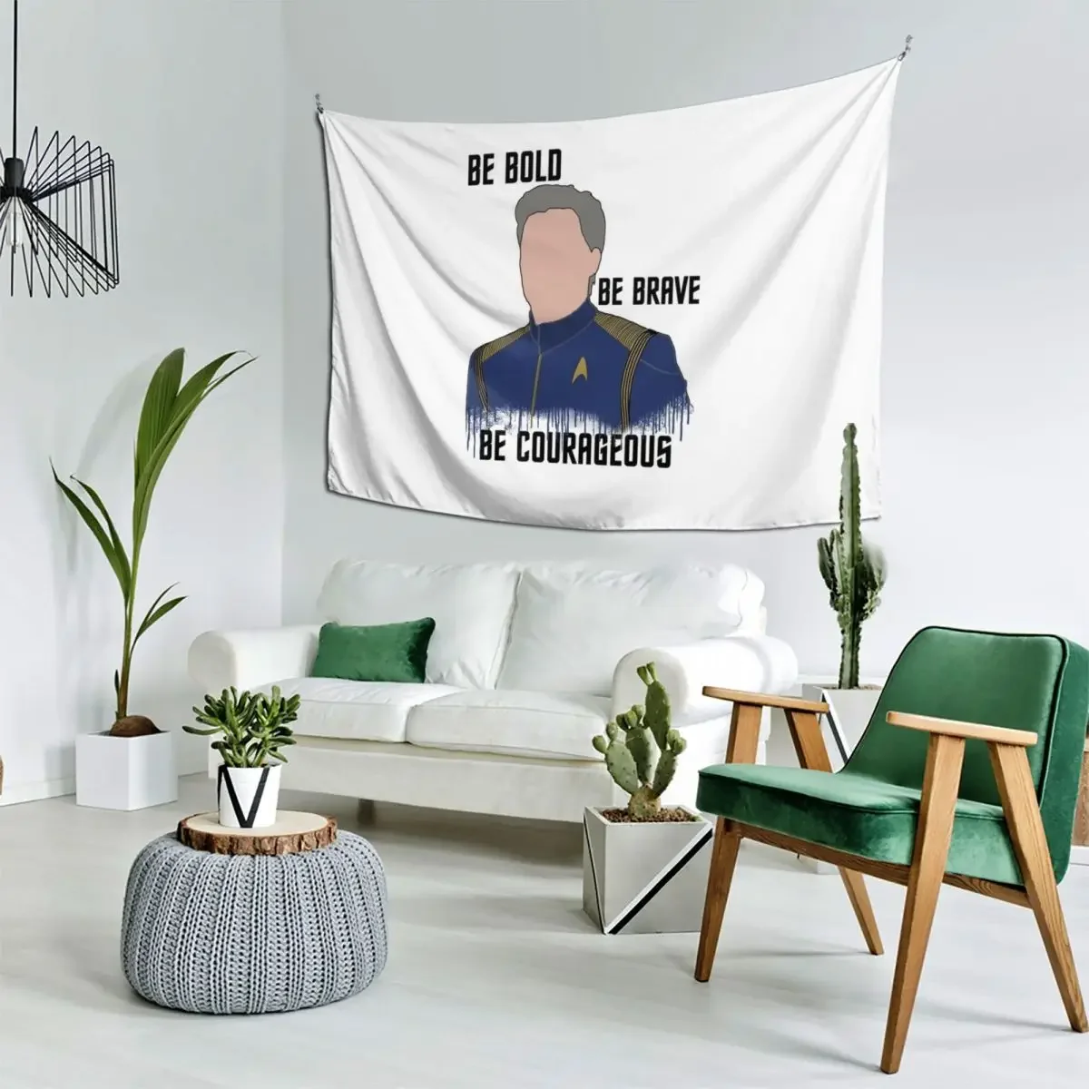 Будь жирным. храбрый. вероятным. Гобелен Грибные украшения для комнаты Дизайн