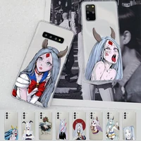 bandai naruto hentai anime girl kaguya phone case for samsung s20 s10 lite s21 plus for redmi note8 9pro for huawei p20 clear