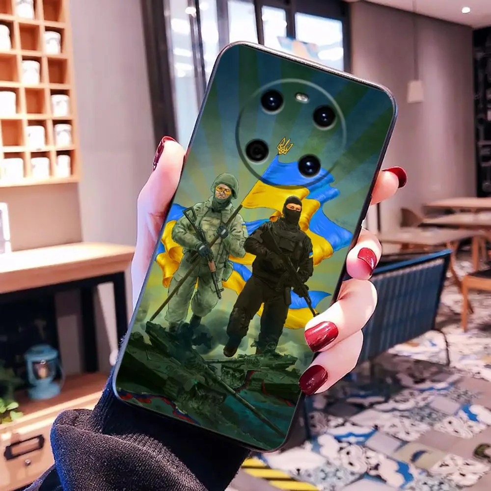 Phone Case For HUAWEI P50 P40 P30 P20 P10 P9 P8 Plus MATE 30 20 20X 10 9 8 Pro Lite Case Funda Coque Shell Cover Flag Of Ukraine