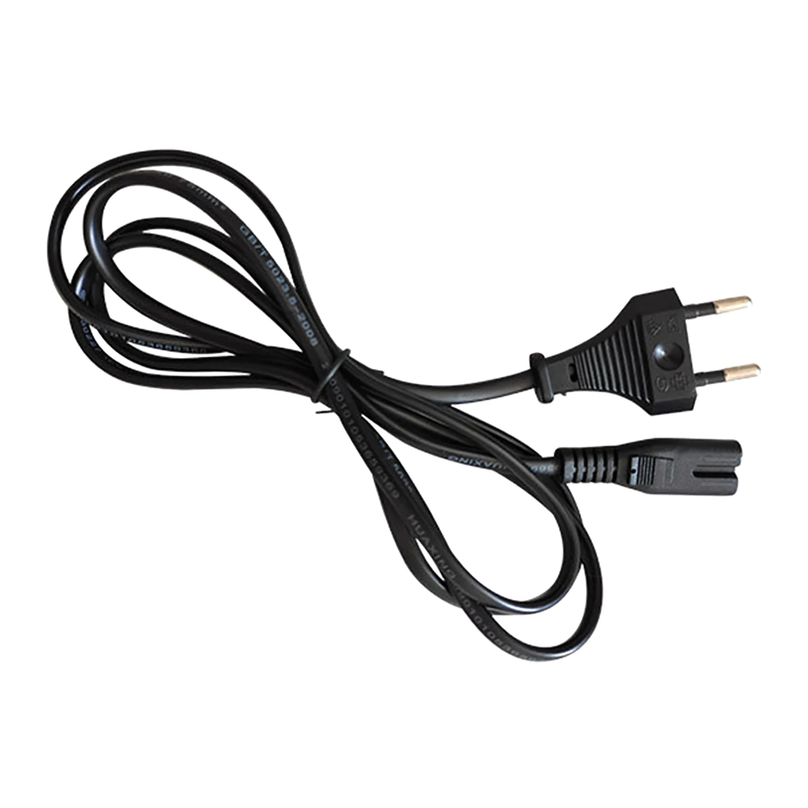 

Speaker Extension Travel Power Supply Printer 2 Pin Radio Laptop Console IEC320 C7 EU Cable Prong Charger Cord Computer
