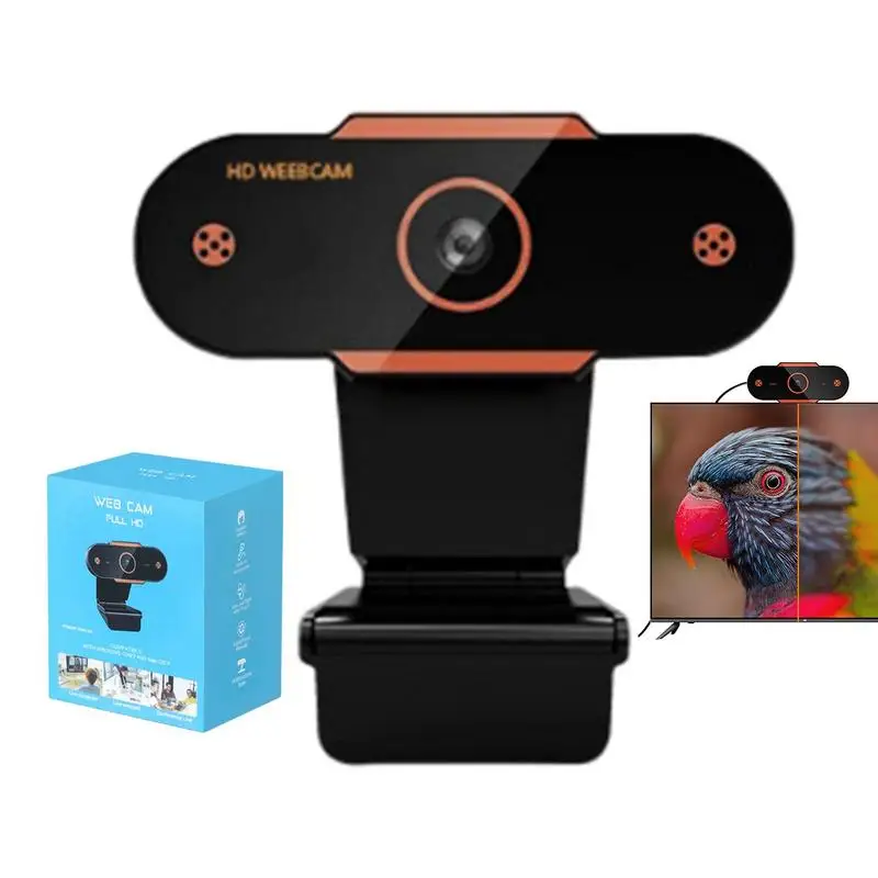 

HD Webcam Adjustable Mini Live Broadcast Camera High-Resolution Webcam For Online Classes Video Conferences And Live Broadcasts