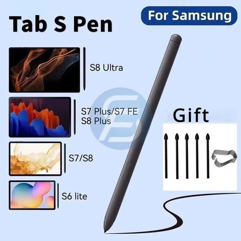 Планшет для Samsung Stylus S Pen Tab S6Lite S7FE S7 S7Plus S8Touch сенсорный Стилус (без функции Bluetooth)