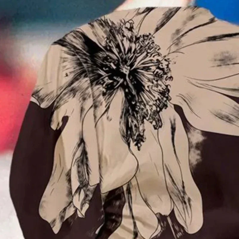 Beautyblue женский топ с цветочным принтом асимметричные футболки элегантные