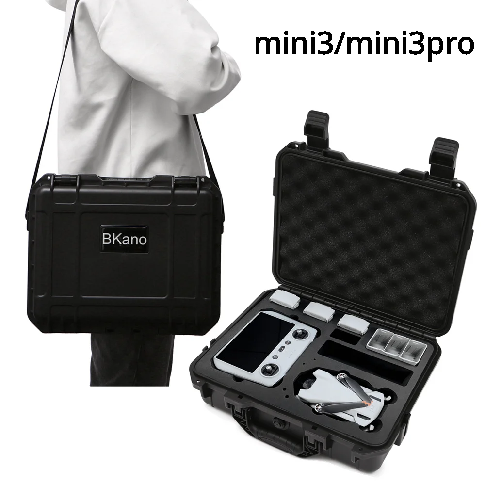 

Подходит для сумки для хранения DJI MINI3/MINI3 PRO, защита от моряка, Сумка с диагональным пролетным стеклом, защитная коробка для аксессуаров дрона