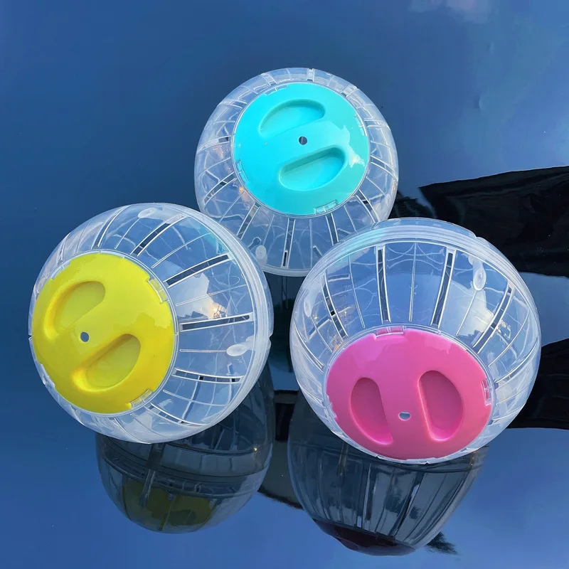 

Pet Hamster transparent Running Ball Rodent Mice interactive toy Small Pet Gerbil Rat Plastic Exercise Balls Small Pet Accessory