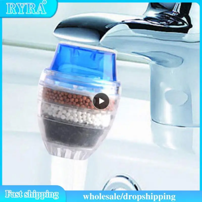

5 Layers Activated Carbon Water Purifier Tap Water Filter Food Grade Faucet Filter Shower Head Filter Nozzle Home Kitchen Tool
