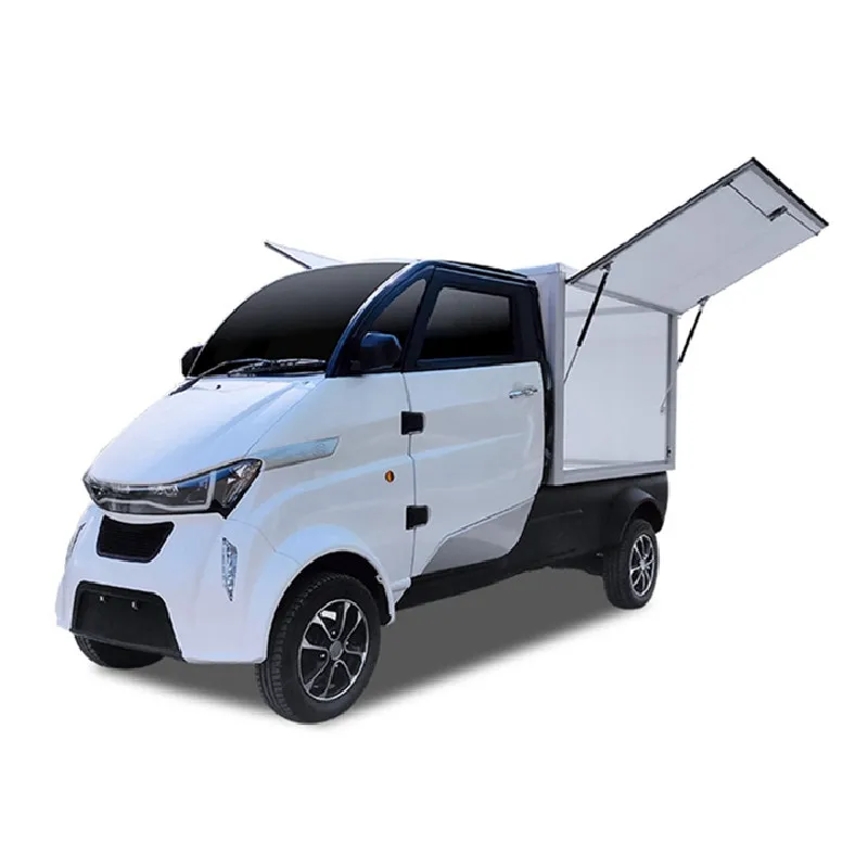 

EEC COC 4 Wheels Electric Van Cargo Pickup Truck Electric Delivery Car 60v Power 3000w Motor Can Hang License Plate