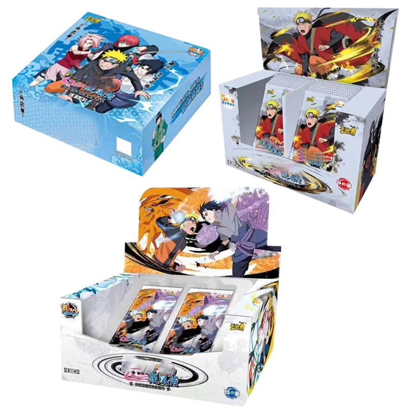 

TCG Narutoes Cards Anime Games Collection Will Of Fire Booster Box Hinata Kakashi Sasuke Rare SSP CP PR Children's Toy Gift