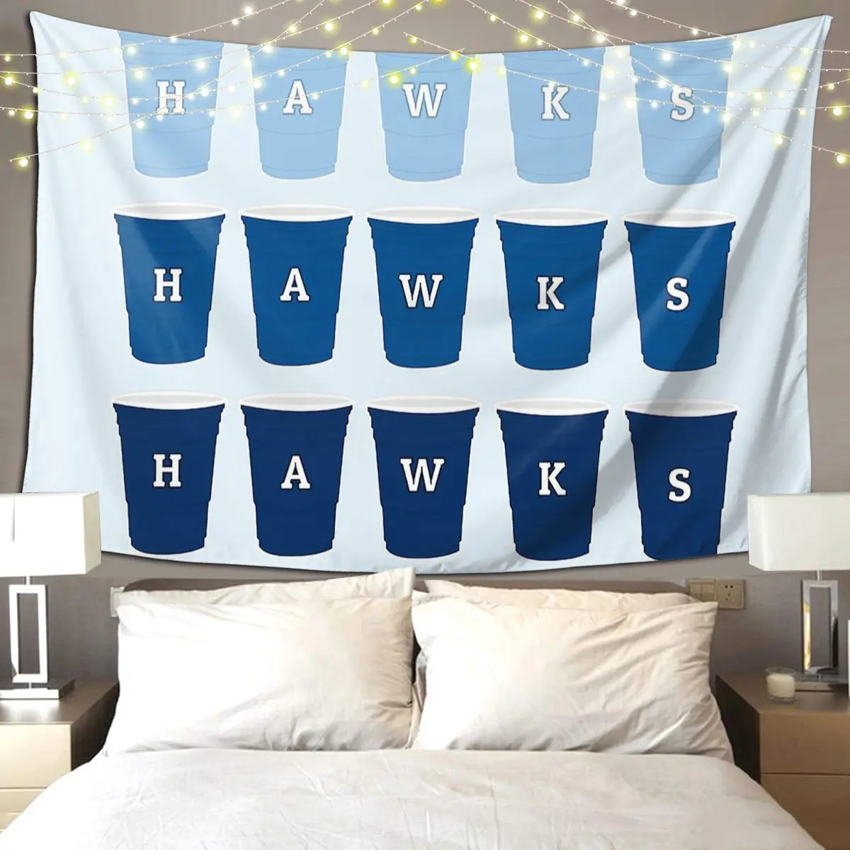 

Гобелен RWU с соло-чашкой Hawks, домашний декор, забавные настенные подвесные гобелены для гостиной, спальни