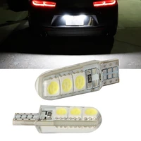 2x led t10 light bulb 5050 smd 5w5 canbus side light auto interior license number plate lamp for toyota corolla rav4 yaris prius