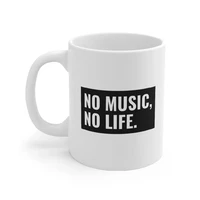 no music no life mug
