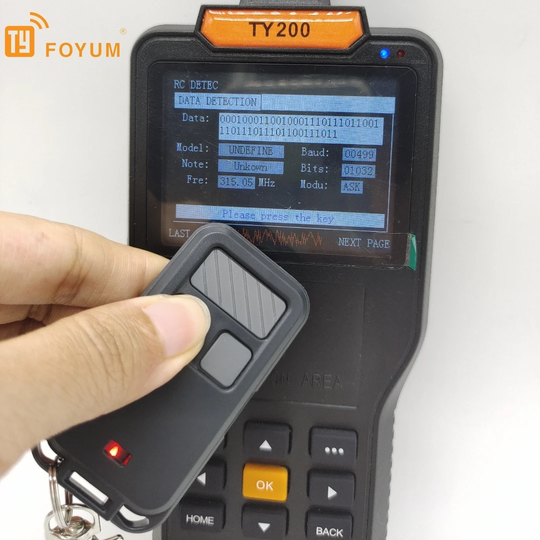 Мини-брелок для гаражных ворот с дистанционным управлением 310/315/390 подвижным