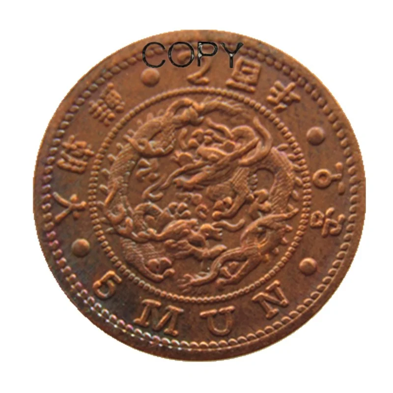

K(37)Korea Yiyou year 1 Mun Copper Coins Copy