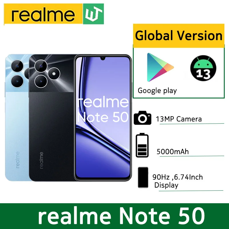 Смартфон Realme Note 50 3/64ГБ 4/128ГБ global