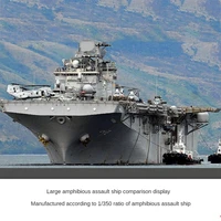 3833 amphibious assault ship high speed remote control electric speedboat plastic assembly kit