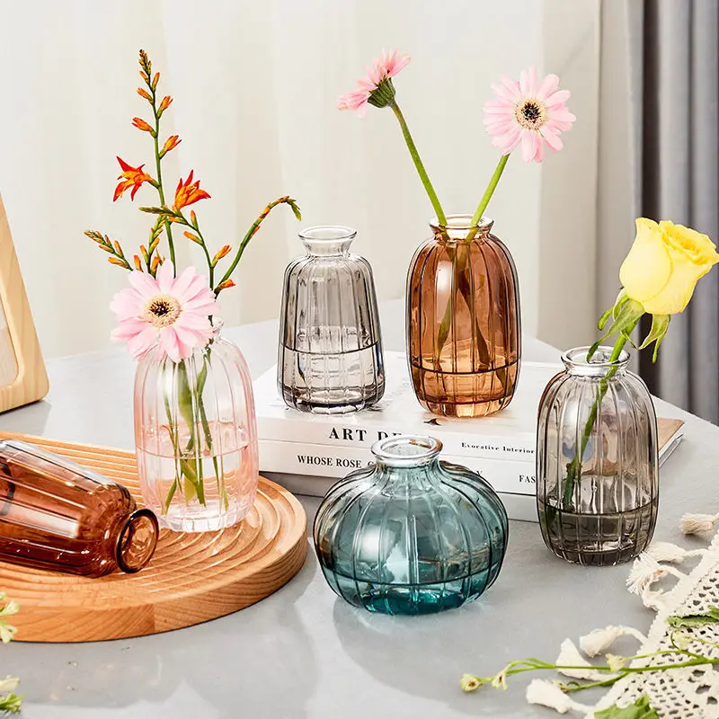 

Стеклянная ваза, домашний декор, комнатное украшение, ваза, Террариум, растение, гидропоника, настольная Цветочная композиция, свадебное ук...