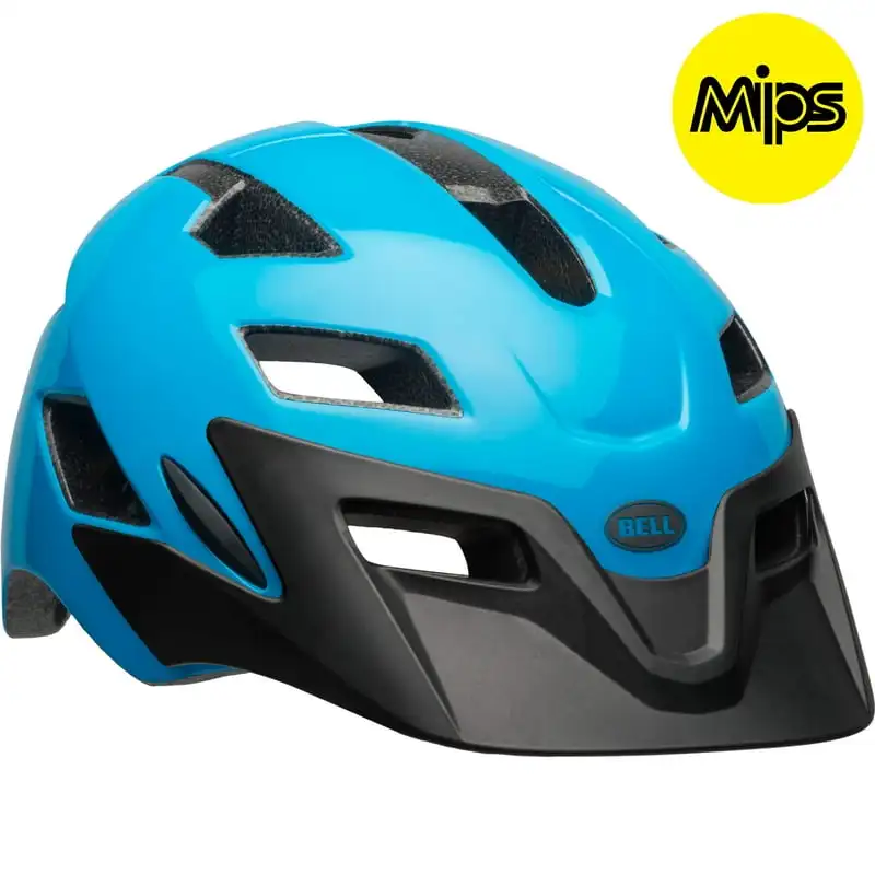 

Велосипедный шлем для взрослых MIPS оборудованный неоново-голубой