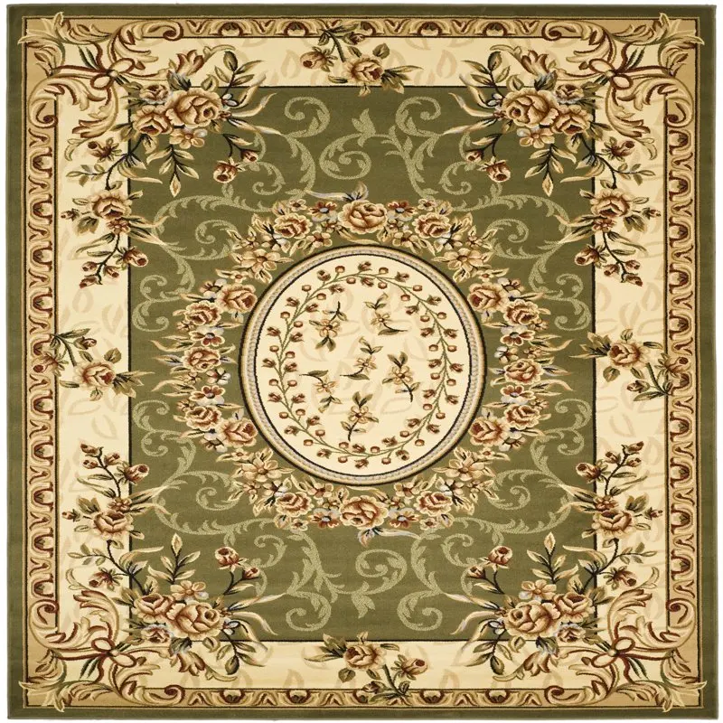 

Gorgeous Regina 6' x 9' Traditional Area Rug with Elegant Sage and Ivory Colors, Perfect for Adding a Touch of Style to Your Hom