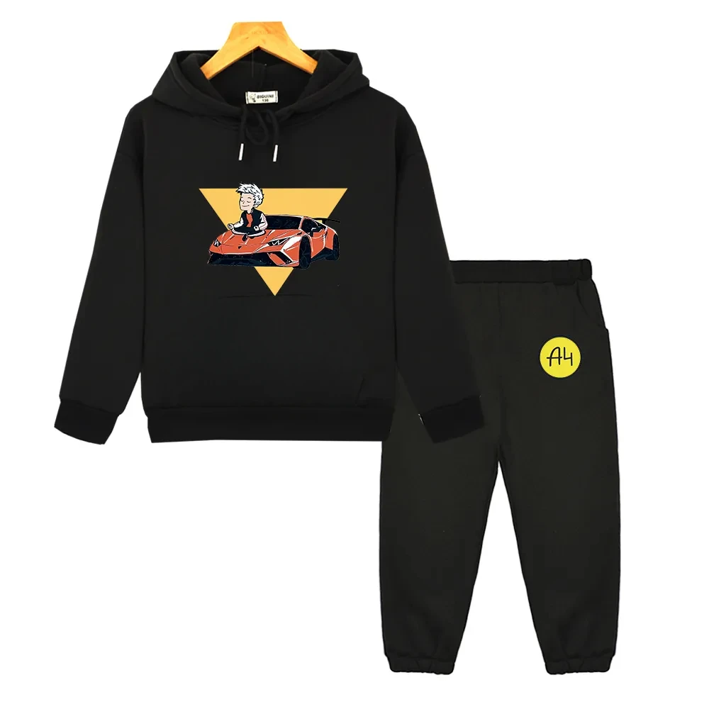 

Детский комплект Merch А4 Гелик Ламба для мальчиков детские толстовки Костюм удобная детская толстовка с капюшоном для девочек повседневная детская одежда штаны
