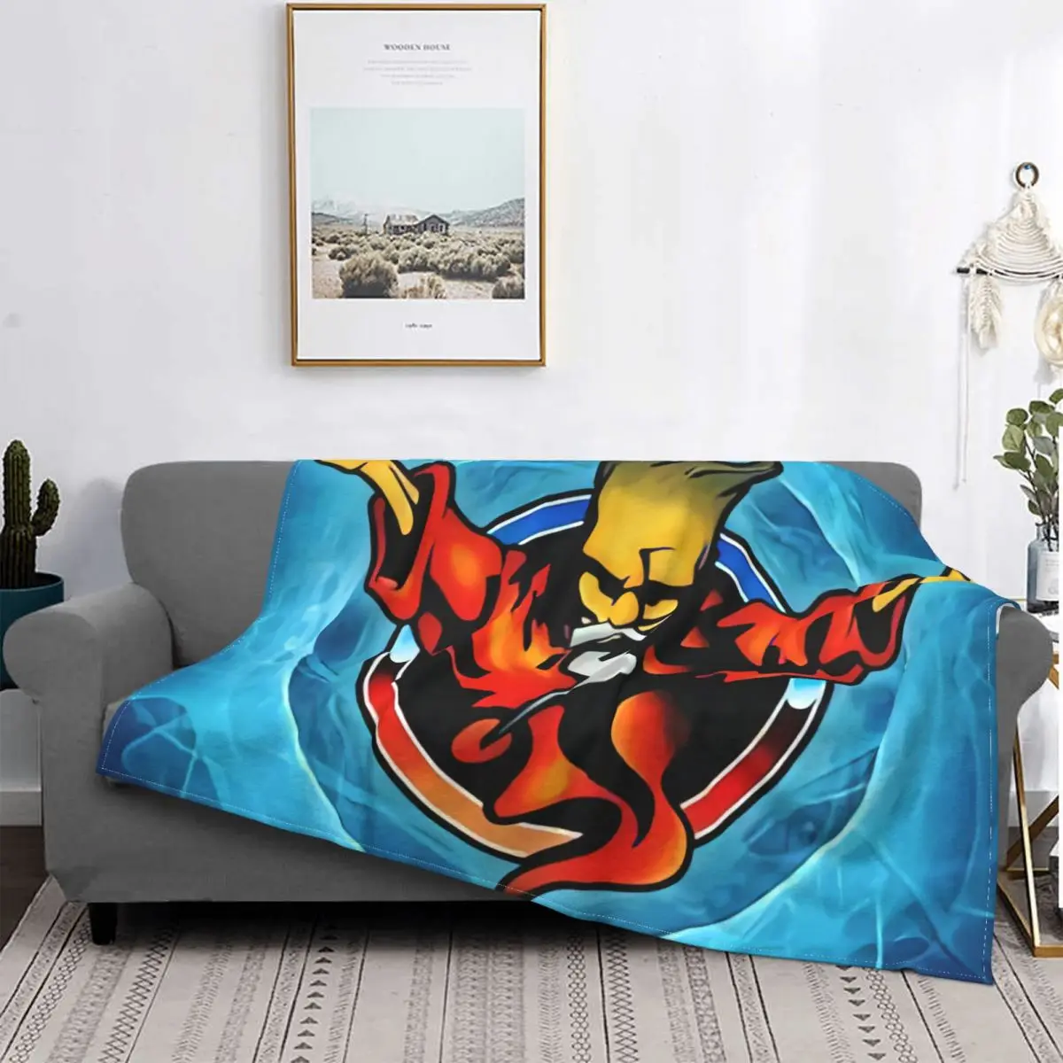 

Soft Fleece Warm Flannel Music Festival Throw Blankets for Sofa Office Bedroom Quilt Hardcore Gabber Thunderdome Blanket